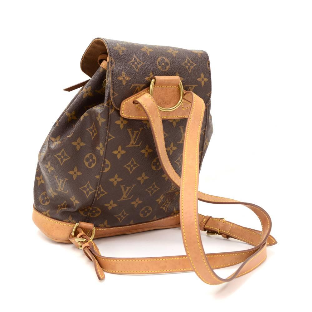 Brown Louis Vuitton Moyen Montsouris MM Monogram Canvas Backpack Bag
