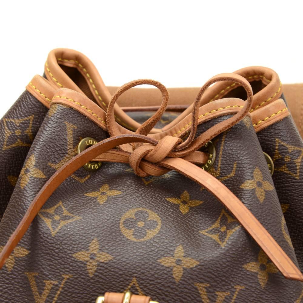 Louis Vuitton Moyen Montsouris MM Monogram Canvas Backpack Bag 3