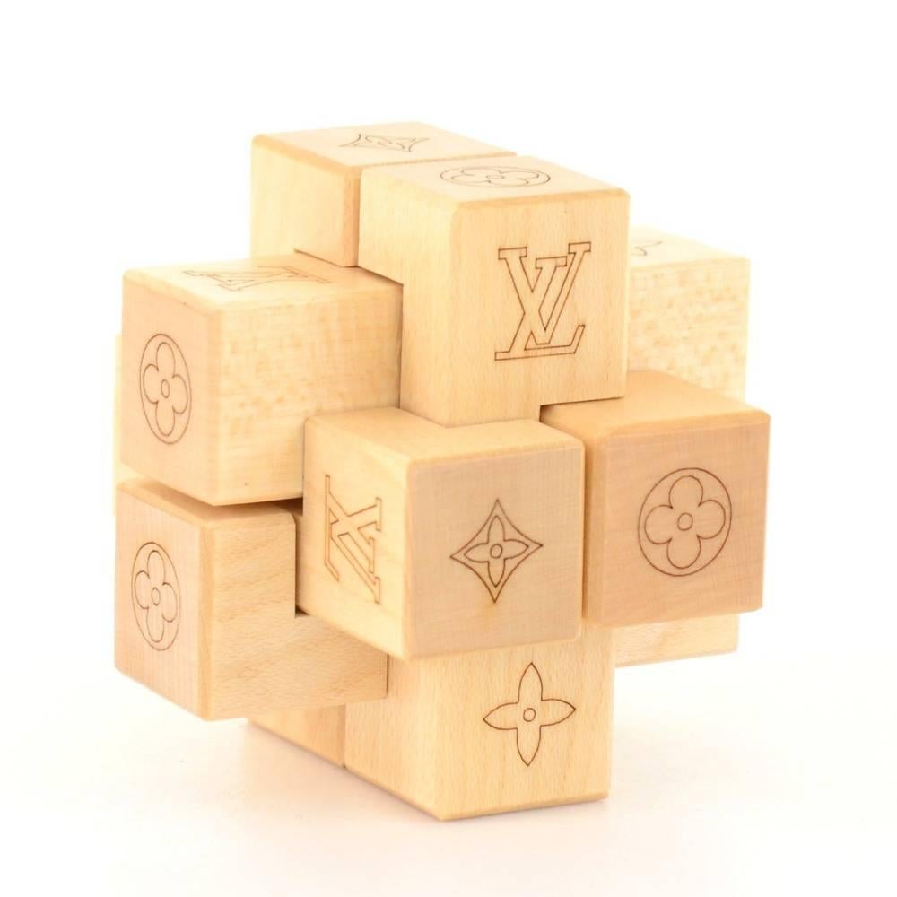 Orange Louis Vuitton Le Pateki Wooden Puzzle Game - Limited VIP Gift