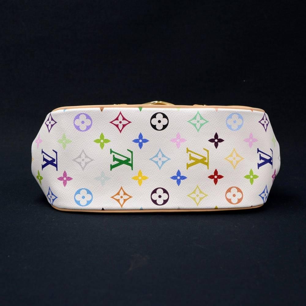 Bolso de mano Louis Vuitton Marilyn Blanco Multicolor Monograma Lienzo 1