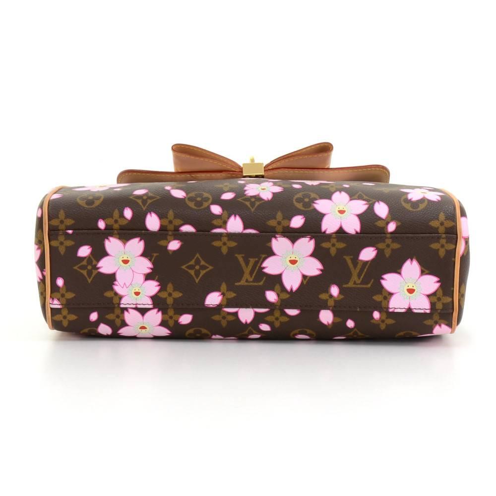 Women's Louis Vuitton Sac Retro PM Cherry Blossom Monogram Canvas Murakami Hand Bag