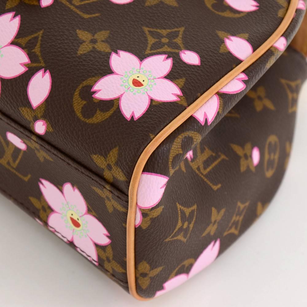 Louis Vuitton Sac Retro PM Cherry Blossom Monogram Canvas Murakami Hand Bag 1