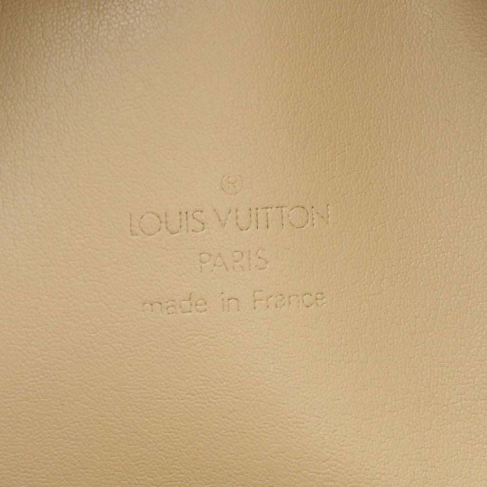 Louis Vuitton Tompkins Square Beige Vernis Hand Bag 2