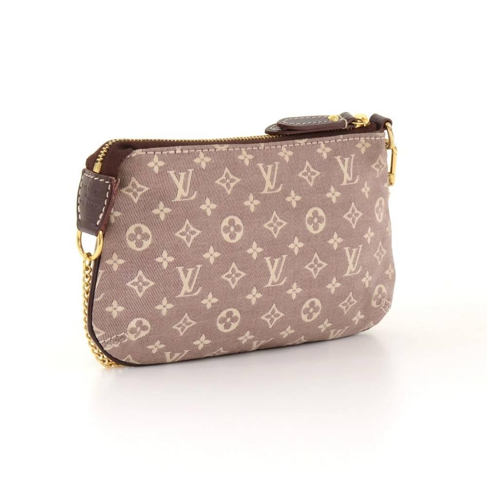 Louis Vuitton Mini Accessories Sepia Mini Idylle Monogram Canvas Pochette Bag In Excellent Condition In Fukuoka, Kyushu