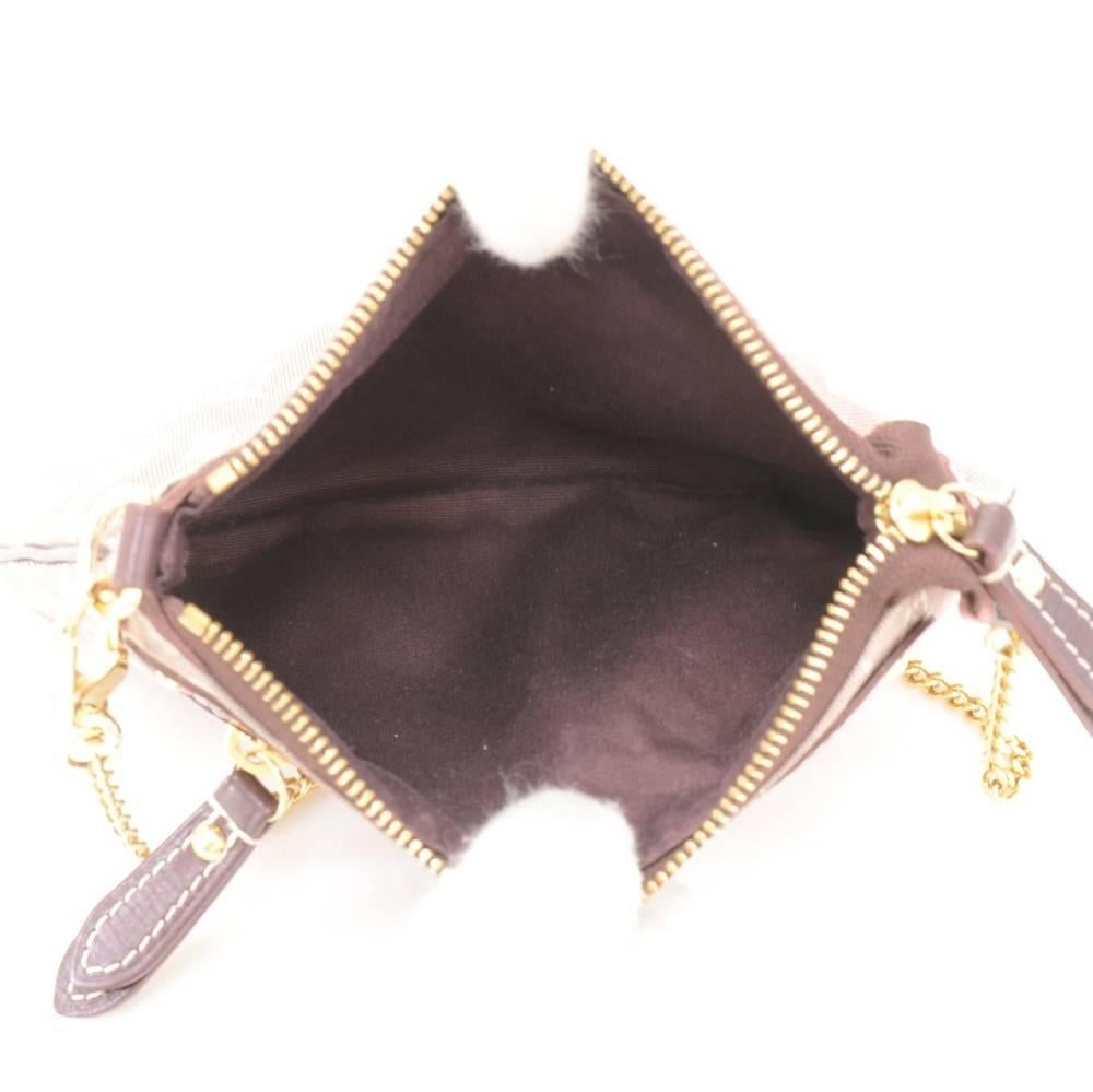 Louis Vuitton Mini Accessories Sepia Mini Idylle Monogram Canvas Pochette Bag 6