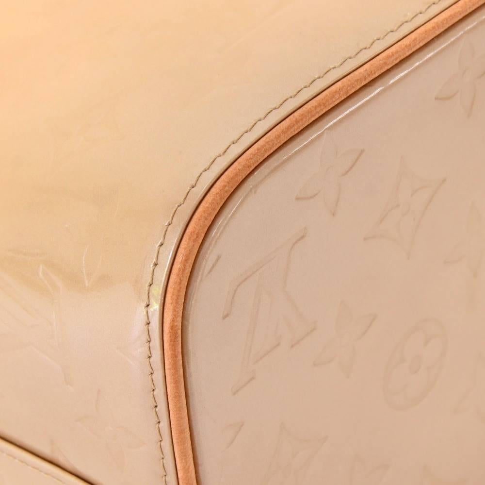Louis Vuitton Houston Beige Noisette Vernis Leather Shoulder Bag 3