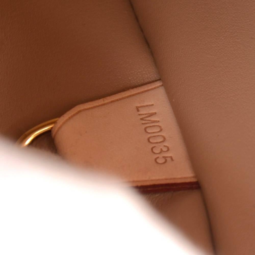 Louis Vuitton Houston Beige Noisette Vernis Leather Shoulder Bag 5