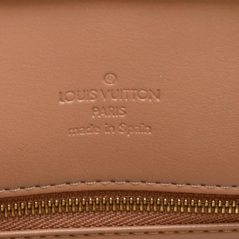 Louis Vuitton Houston Beige Noisette Vernis Leather Shoulder Bag 4