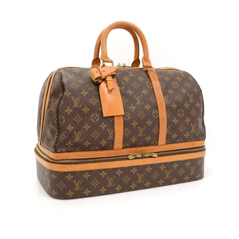 Vintage Louis Vuitton Sac Sport Monogram Canvas SoftSide Travel Bag at