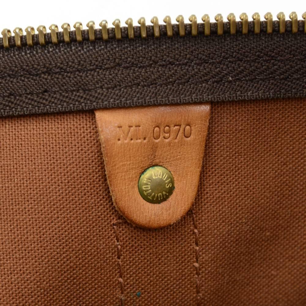 Vintage Louis Vuitton Keepall 45 Bandouliere Monogram Canvas Duffle Travel Bag 1