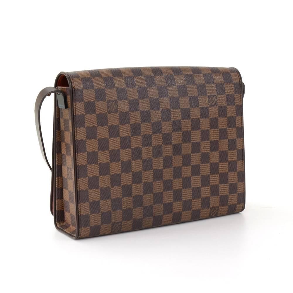 Black Louis Vuitton Tribeca Carre Damier Ebene Canvas Shoulder Bag