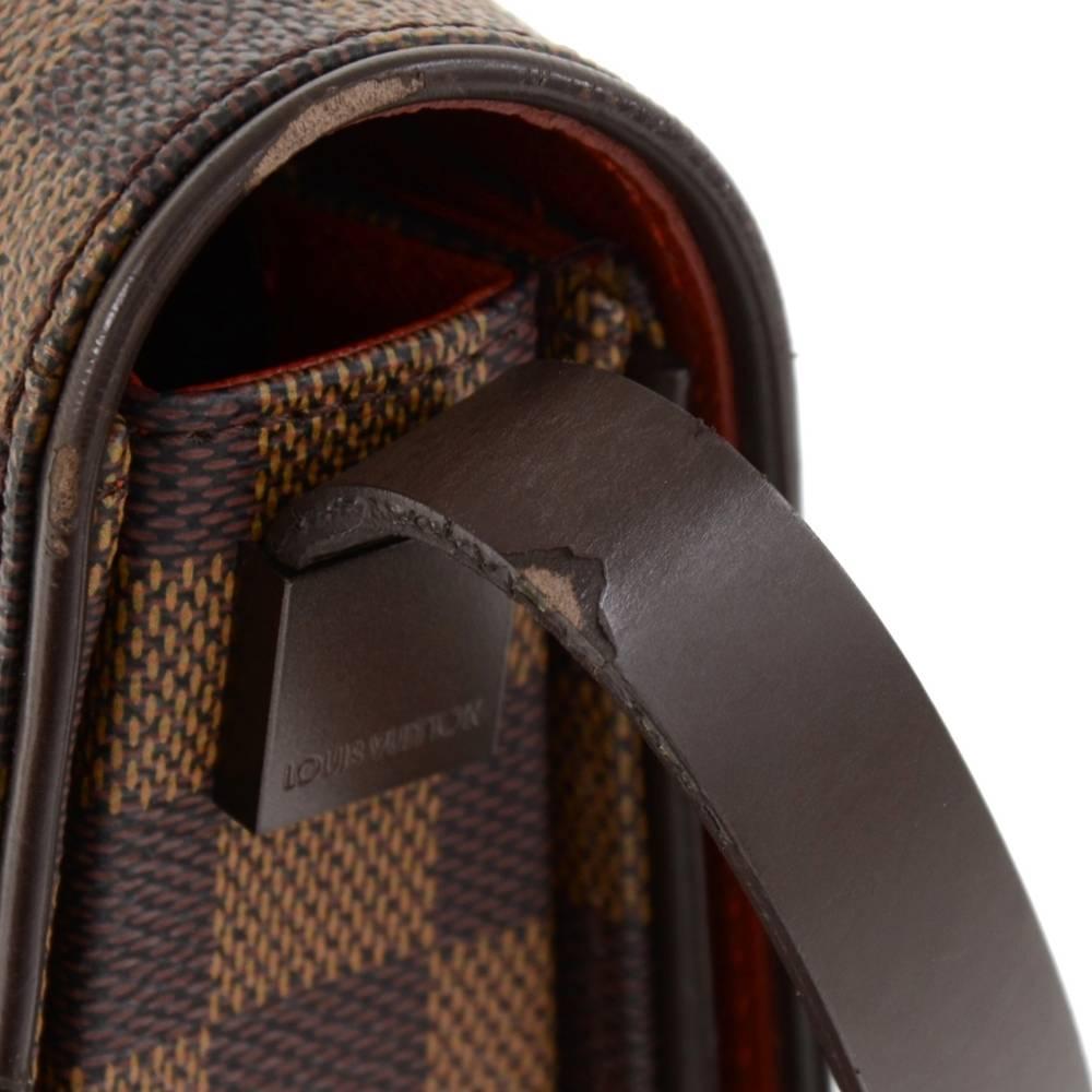 Louis Vuitton Tribeca Carre Damier Ebene Canvas Shoulder Bag 3