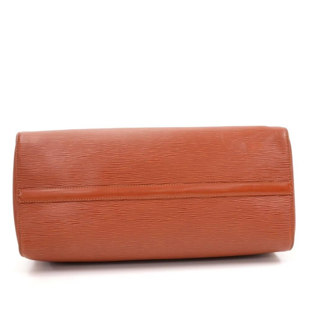 Vintage Louis Vuitton Speedy 40 Brown Kenyan Fawn Epi Leather Hand Bag 1