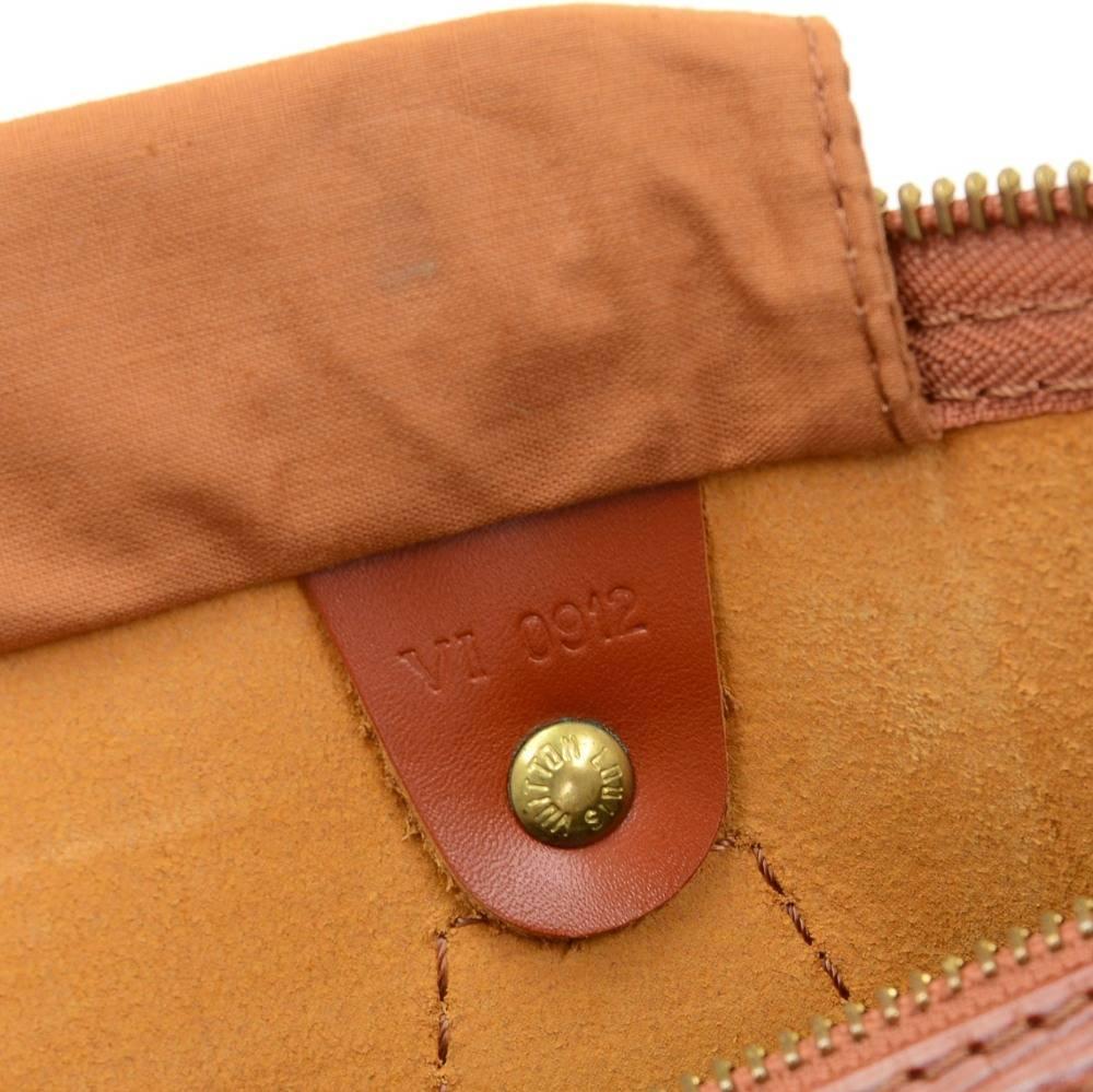 Vintage Louis Vuitton Speedy 40 Brown Kenyan Fawn Epi Leather Hand Bag 4