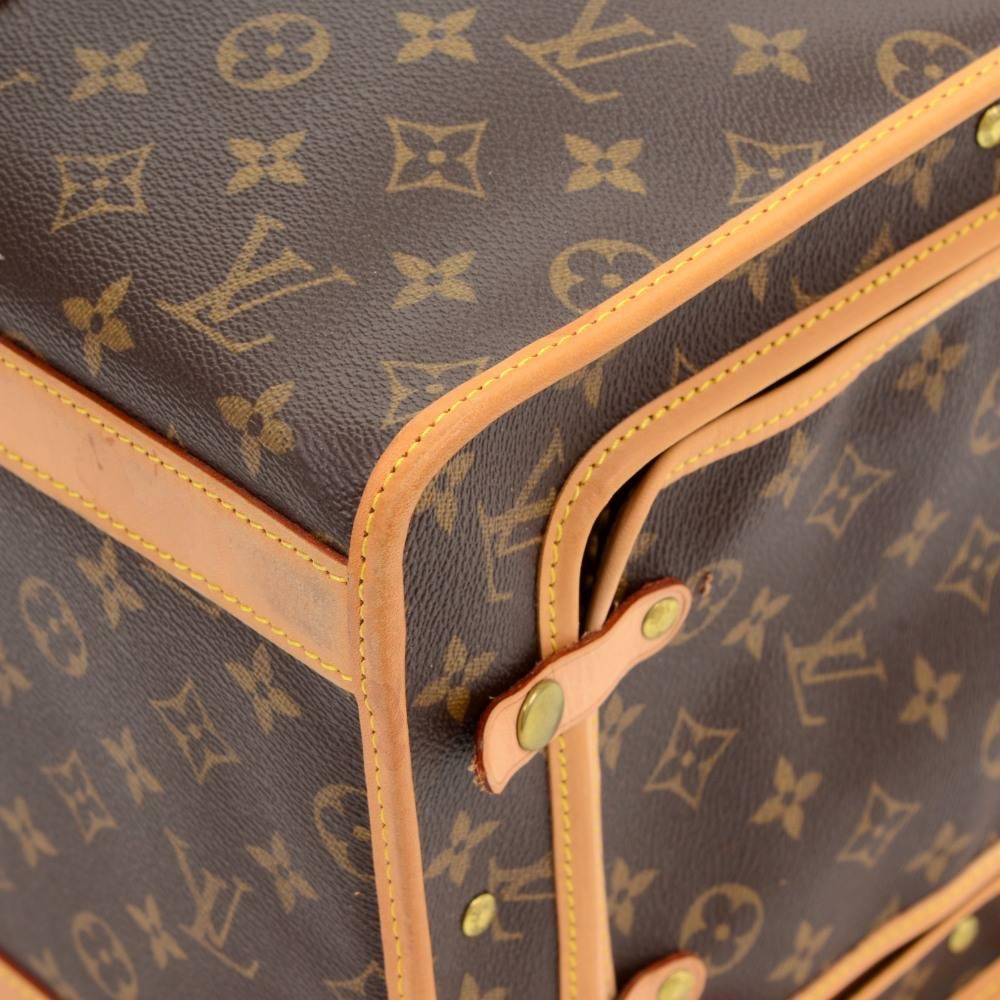 Louis Vuitton Sac Chaussures 50 Monogram Canvas Pet Carry Bag In Excellent Condition In Fukuoka, Kyushu