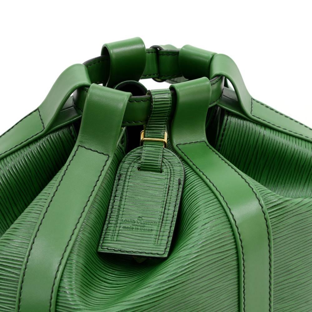 Louis Vuitton Green Randonee GM Epi Leather Shoulder Bag 4