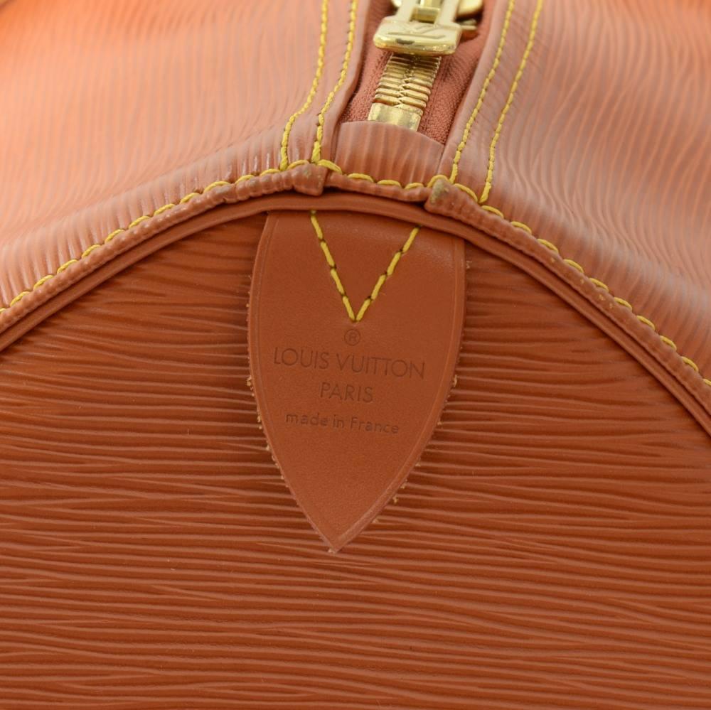 Louis Vuitton Keepall 45 Cipango Gold Epi Leather Duffle Travel Bag 1