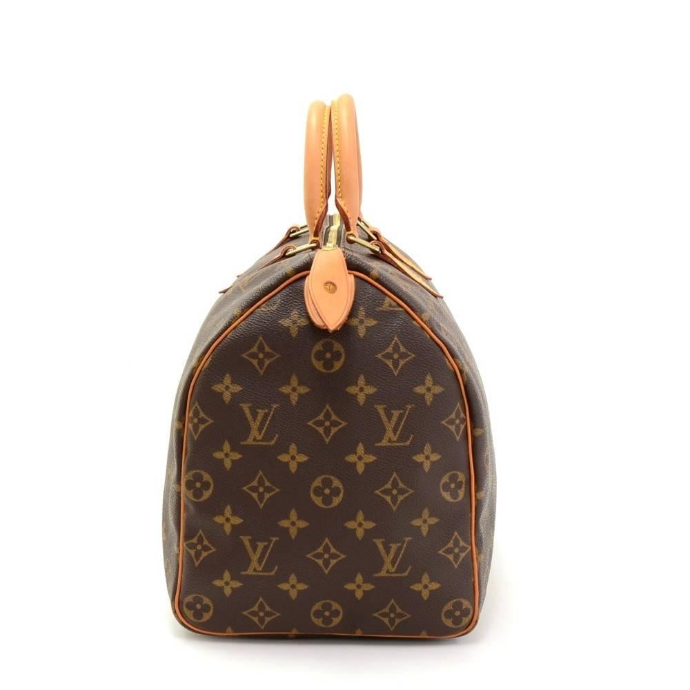 Louis Vuitton Speedy 35 Monogram Canvas City Hand Bag 1