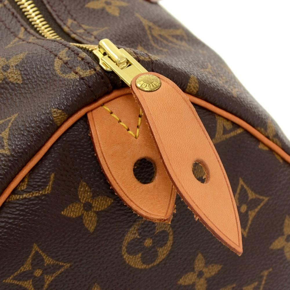 Louis Vuitton Speedy 35 Monogram Canvas City Hand Bag 4