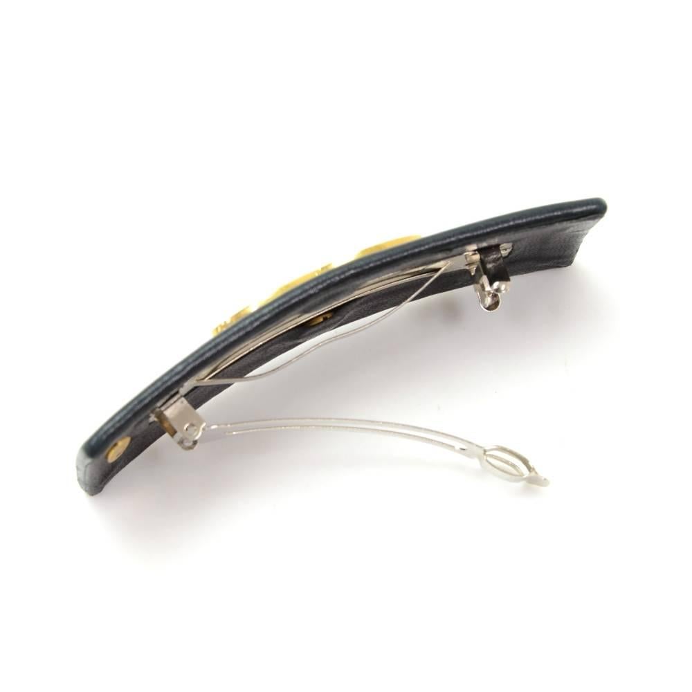 chanel barrette hair clip