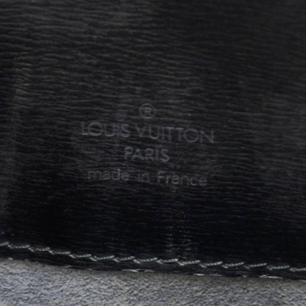 Louis Vuitton Cluny Black Epi Leather Shoulder Bag 4