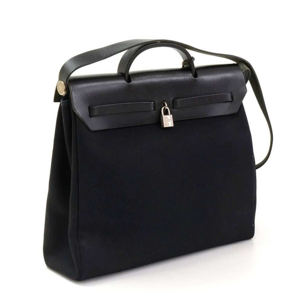 hermes herbag black