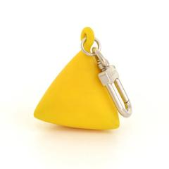 Louis Vuitton Yellow Rubber Limited Edition LV Cup Key Ring Holder
