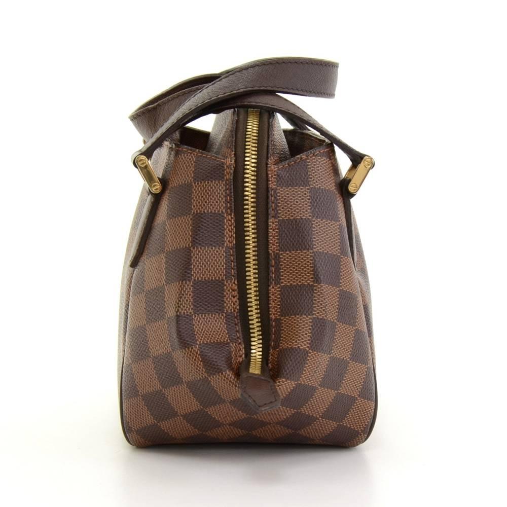 Brown Louis Vuitton Belem PM Ebene Damier Canvas Hand Bag
