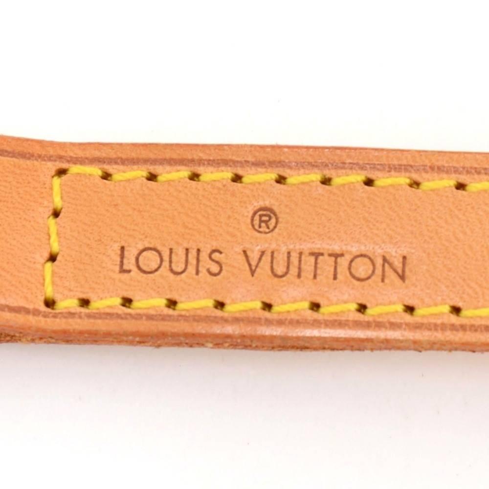 Louis Vuitton Brown Cowhide Leather Shoulder Strap For Small Bags 3