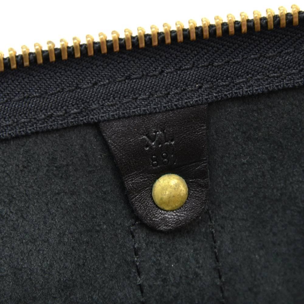 Vintage Louis Vuitton Keepall 45 Black Epi Leather Duffle Travel Bag 5