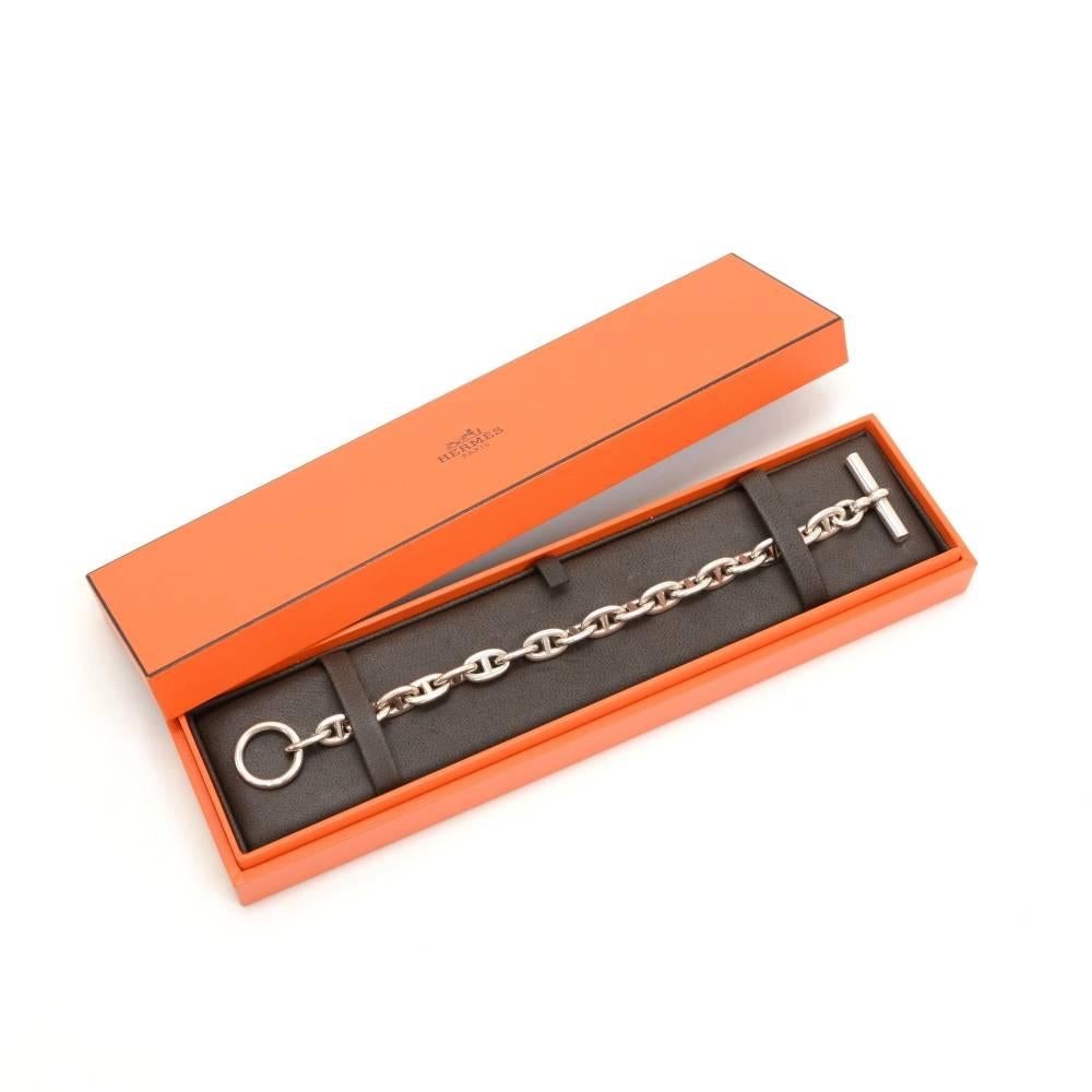 Hermes silver bracelet. Ag 925 engraved on the ring. 

Made in: France
Color: Silver
Dust bag:   Not included  
Box:   Yes included  

Condition
Overall: 8 of 10 Excellent pre owned condition. 