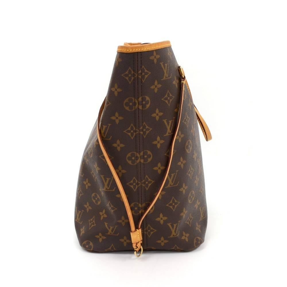 Louis Vuitton Neverfull GM Monogram Canvas Shoulder Tote Bag 1