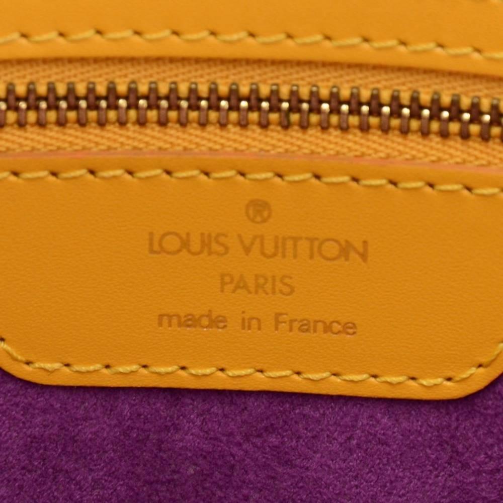 Louis Vuitton Saint Jacques GM Yellow Epi Leather Shoulder Bag 2