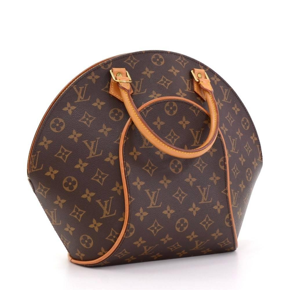 Brown Louis Vuitton Ellipse MM Monogram Canvas Hand Bag