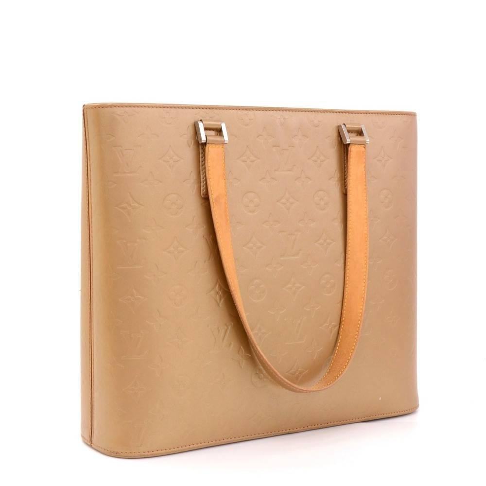 Brown Louis Vuitton Willwood Bronze Monogram Matt Leather Large Shoulder Bag