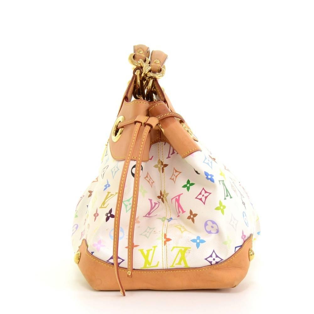 Louis Vuitton Ursula White Multicolor Monogram Canvas Hand Bag 1