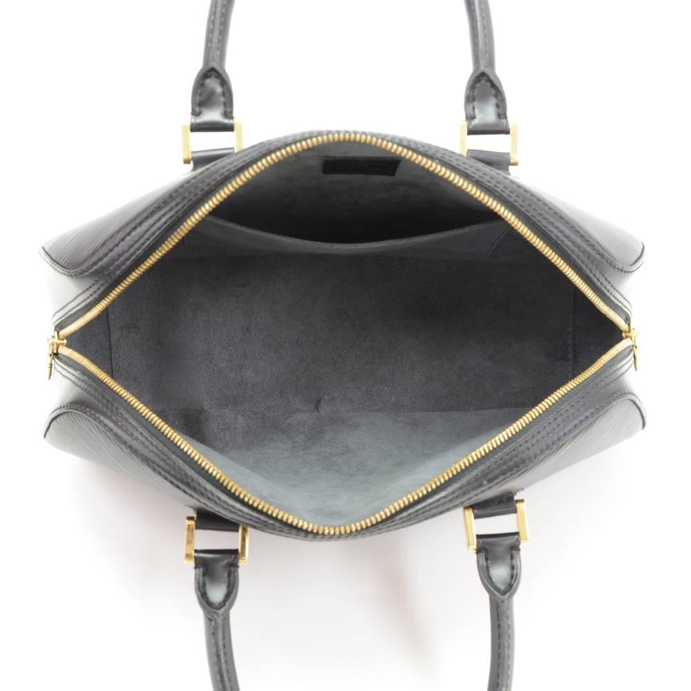 Louis Vuitton Jasmin Black Epi Leather Hand Bag + Strap 6