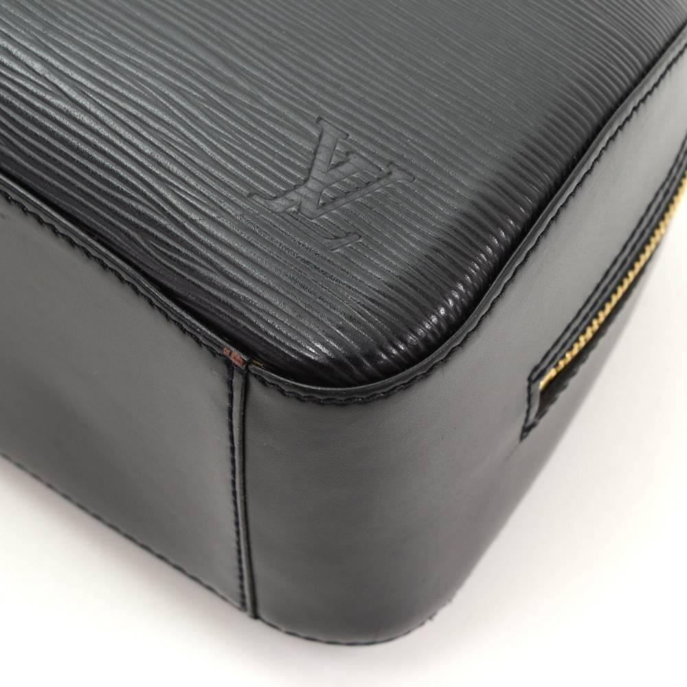 Louis Vuitton Jasmin Black Epi Leather Hand Bag + Strap 3