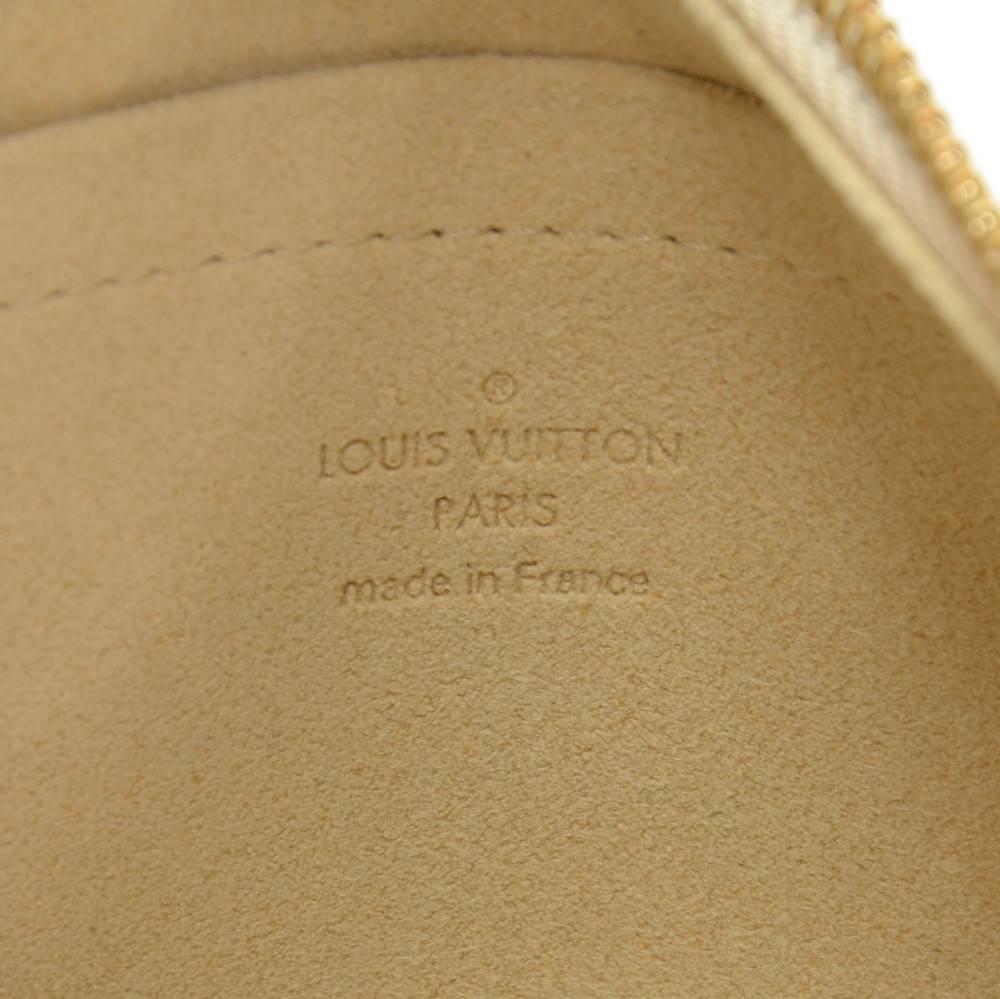 Louis Vuitton Pochette Milla MM White Azur Damier Canvas Bag 4