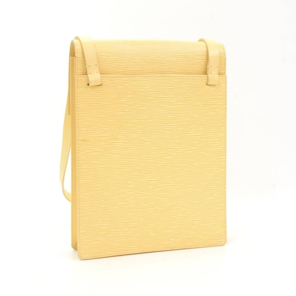 Orange Louis Vuitton Ramatuelle Messenger Vanilla Epi Leather Messenger Shoulder Bag For Sale