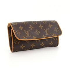 Louis Vuitton Pochette Twin PM Monogram Canvas Clutch Bag