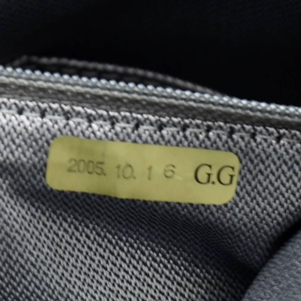 Chanel Mademoiselle Black x Gray Vertical Quilted Leather Shoulder Bag + Wallet 3