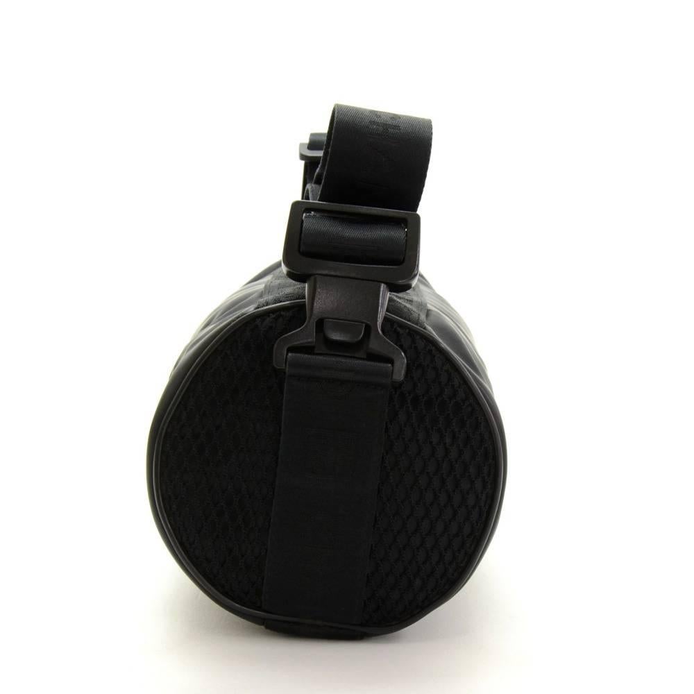 Chanel Sports Line Black Rubber Shoulder Pouch Bag 1