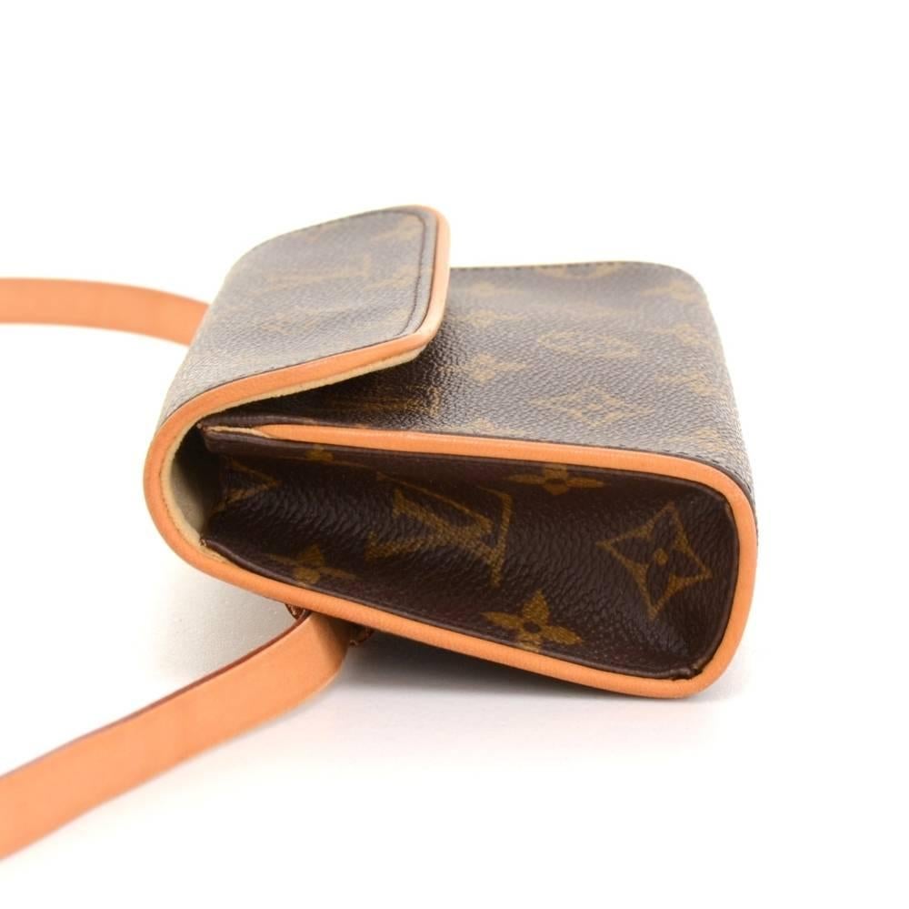 Louis Vuitton Pochette Florentine Monogram Canvas Waist Bag In Excellent Condition In Fukuoka, Kyushu
