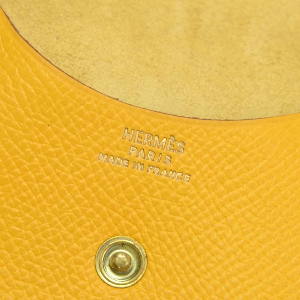 Women's Hermes Folding Hoof Pick + Yellow Leather Case