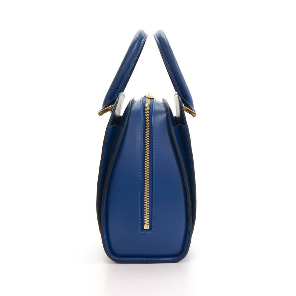Women's Louis Vuitton Pont Neuf Blue Epi Leather Handbag