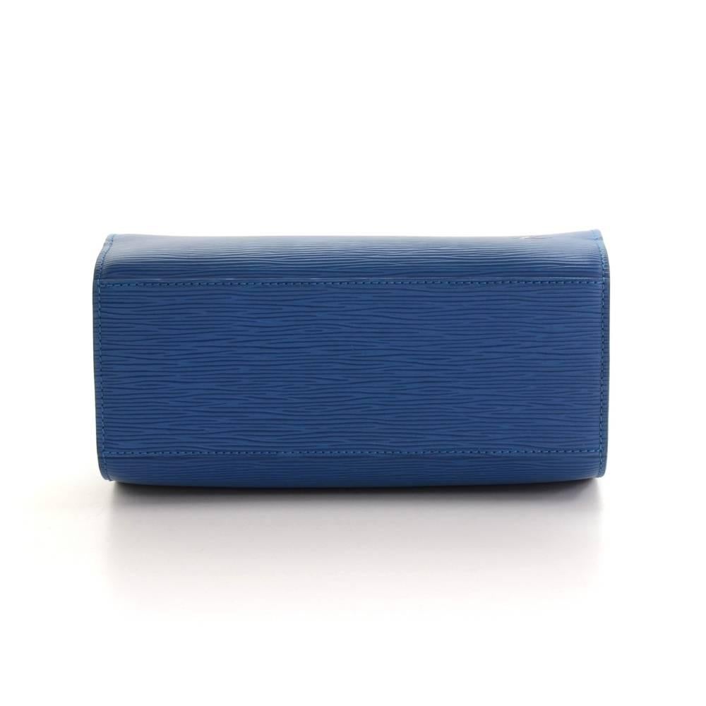 Louis Vuitton Pont Neuf Blue Epi Leather Handbag 2