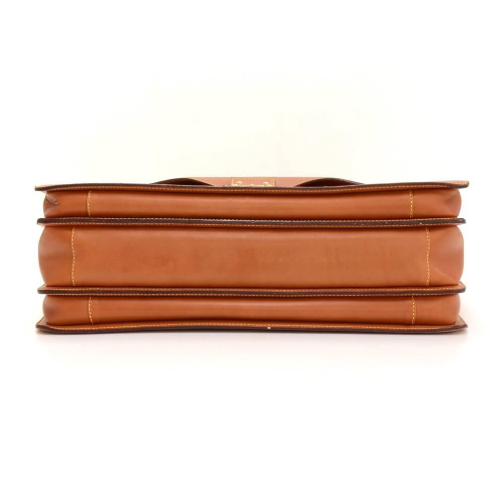 Louis Vuitton Atacama Brown Nomade Leather Briefcase Bag 1