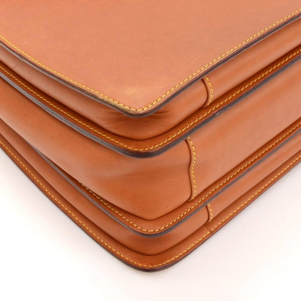 Louis Vuitton Atacama Brown Nomade Leather Briefcase Bag 3