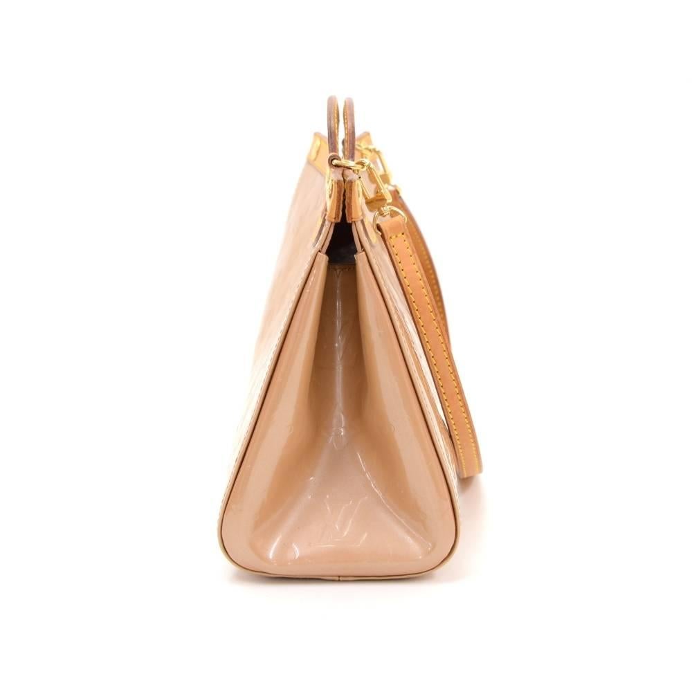 Louis Vuitton Roxbury Drive Brown Noisette Vernis Leather Shoulder Hand Bag 1